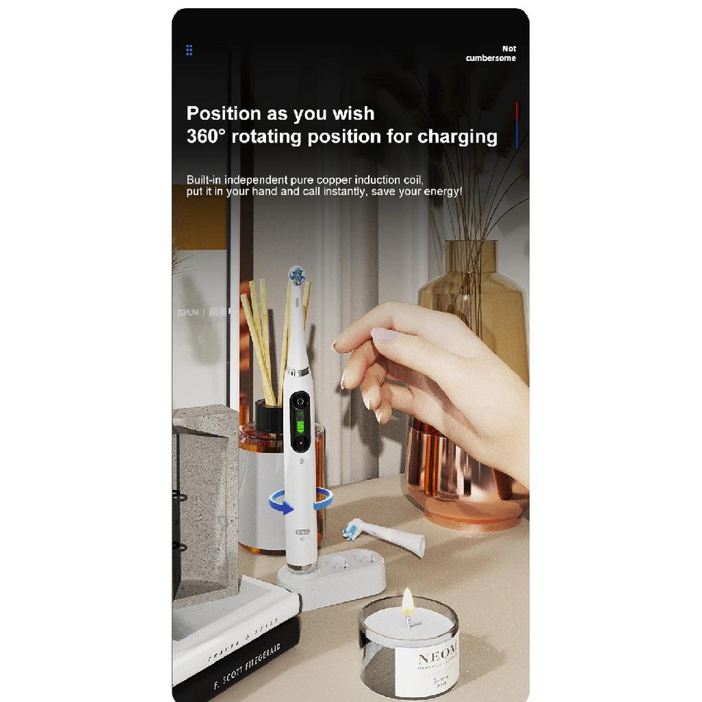 Charging Base For Oral B IO Series D Series Pro Series Electric Toothbrushes iO3 iO4 iO5 iO6 iO7 iO8 iO9 iO10 D12 Pro4000 DB4510