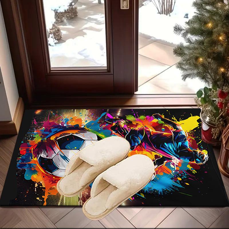 Baseball Fire Power Carpet, Chair Rug,Rug for Office Bedroom Living Rooms, Doormat Decor Fan Gift Christmas Gift