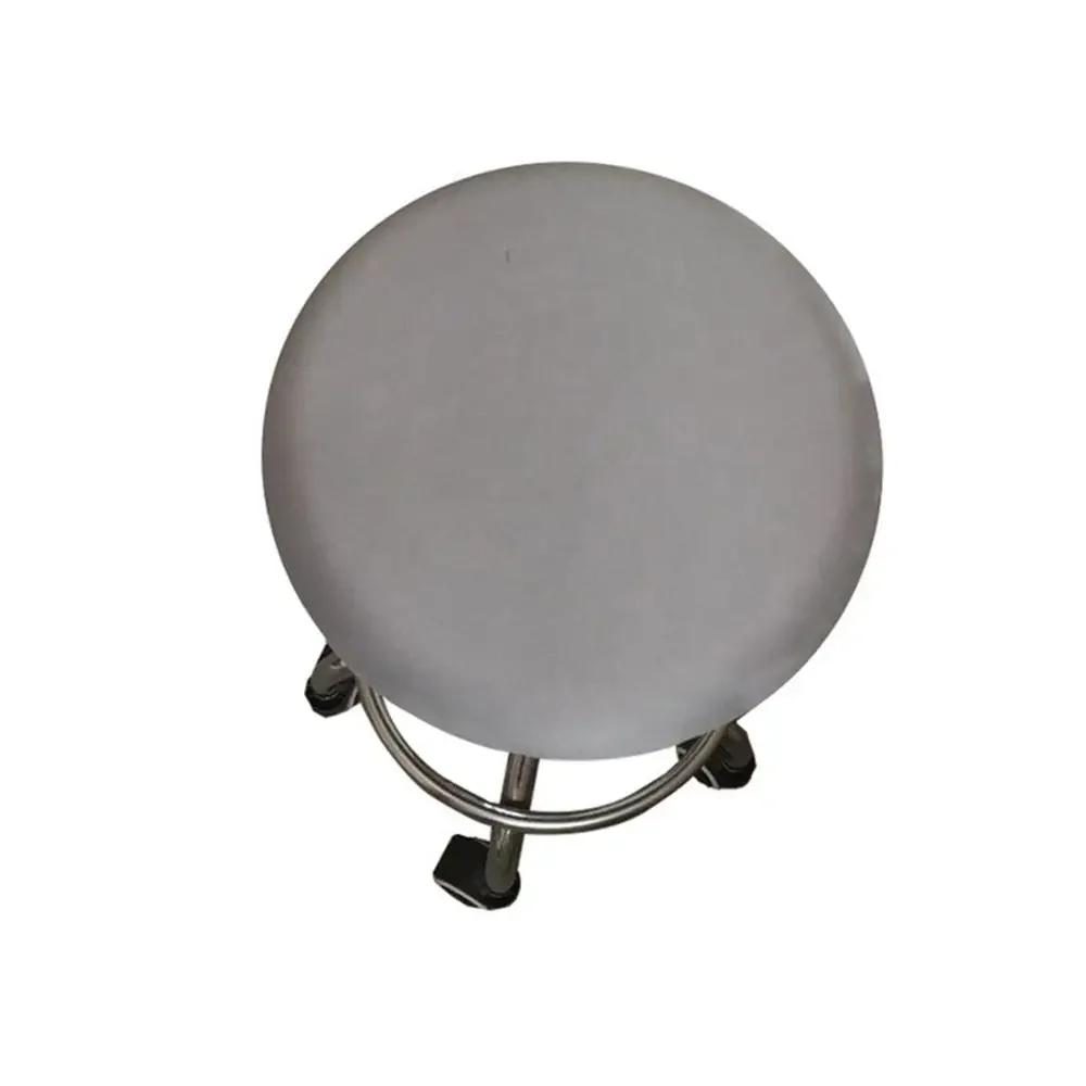 Round Fashion Stretch Bar Stool Elastic Home Decor Seat Cover Chair Cover Stool Cover Chair Slipcover