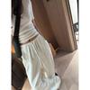White Cotton and Linen Loose Pants Women's Summer New Arrival Fat Sister Mm Loose Slim Looking Pear Shapes Straight Casual Pants