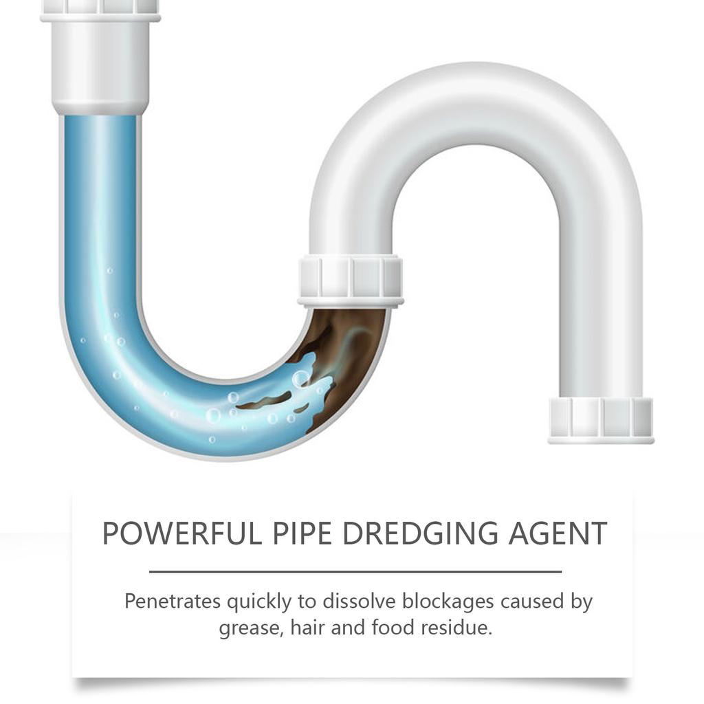 JAKEHOE Pipe Unclogger Clean & Decontaminate Clogged Pipes Unclog Kitchen Toilet Drain Freshener