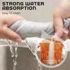 Double-Sided / Single-Sided Silver Fabric Dishcloth Dish Towel Absorbent Non-Stick Oil Dish Rag Housework Cleaning Oil Removal Kitchen Cleaning