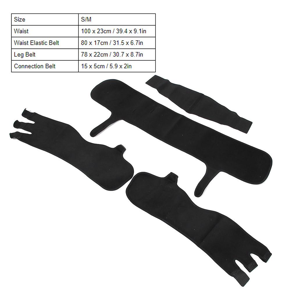 Women Waist Trainer Belt Sweating Waist Shaping Hips Leg Trainer Workout Belt
