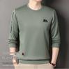 Men's Fleece-Lined Long-Sleeve Sweatshirt - Winter Casual Round Neck Top