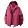 Outdoor Hiking Suit Couple's Three-in-one Jacket Men's Mountain Jacket Waterproof and Windproof Men's and Women's Tide Casual Jacket
