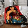 1ks deka Wonder Woman Polyesterové vlákno, Celoroční pohodlí na pohovku, postel, do kanceláře, auta, na kempování, Ideální domácí dekorace a dárek, Pohodlí v kanceláři