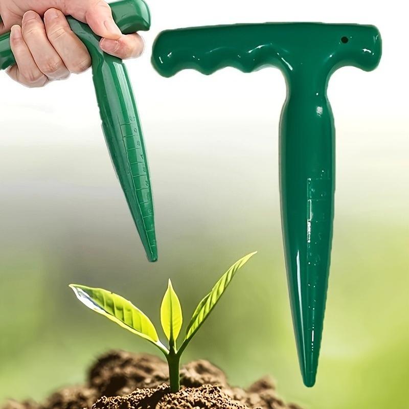 1pc Handheld Soil Auger - Suitable for Seedlings and Bulb Planting, Indoor & Outdoor Gardening Tool, Seedling Planting,Easy Grip
