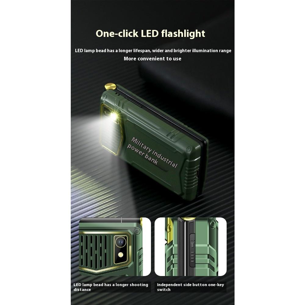 Dual-Screen Full Netcom Klapphülle für Senioren Dual-SIM Große Schriftzeichen Mobiltelefone