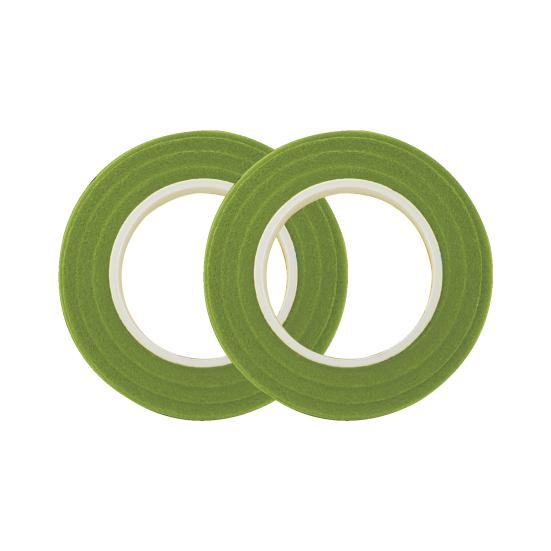 

2 Roll Self-Adhesive Flower Tapes Elasticity DIY Flower Adhesives Stem Wrap Tapes for Home Florist армия зеленый
