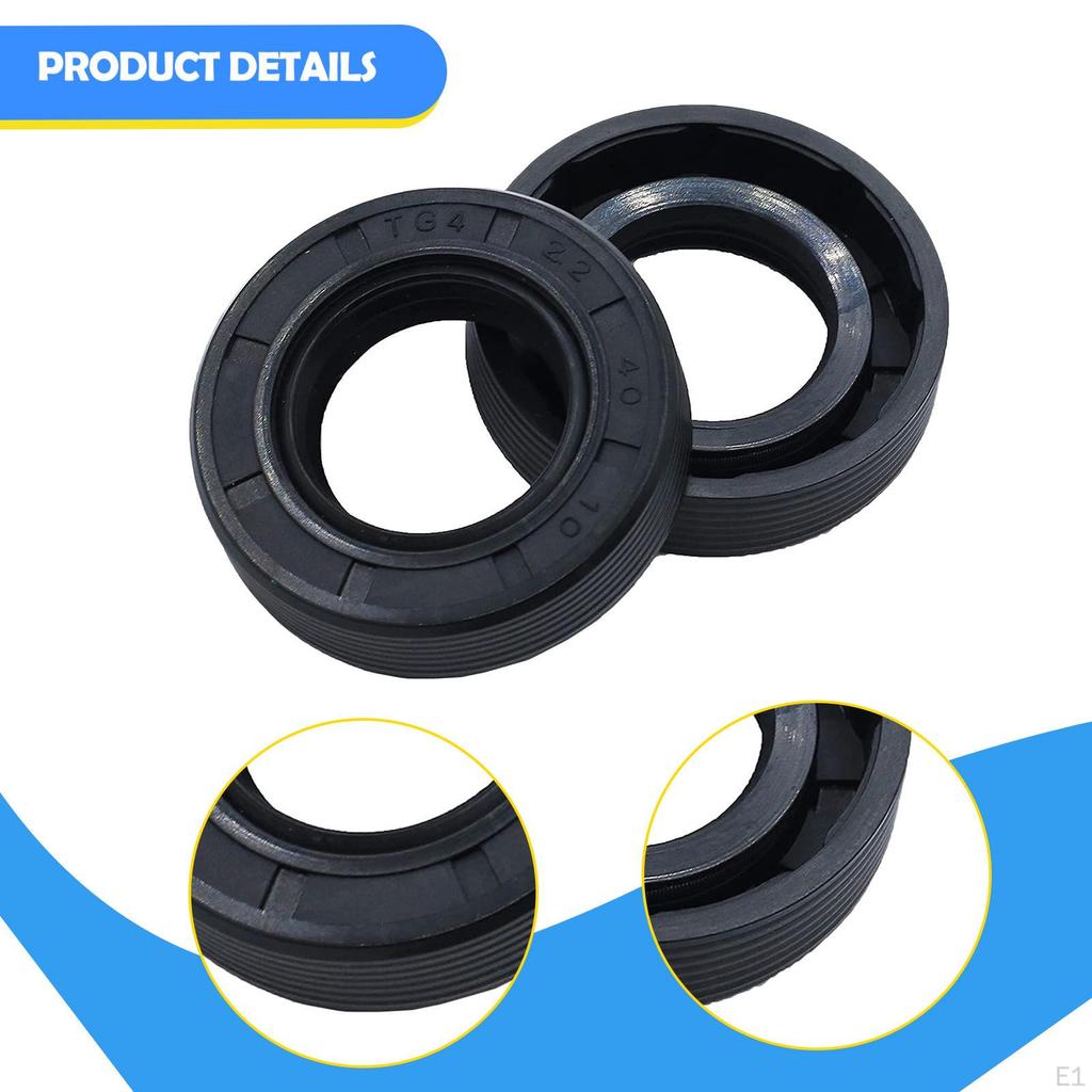 2 Pieces RS800 Axle Seal Parts GT41857 Sturdy 21549029 590100301,Professional Accessories