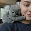 Cute Plush Doll Imitating Realistic Koala Short Plush Toys Halloween Decorations Ornament Christmas Gift Souvenir For Party