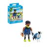 PLAYMOBIL 71740 Sporty Man with Border Collie, My Life, 7 Pieces, From 4 Years