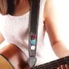 Comfortable Woven Nylon Guitar Strap with Pick Holder for Bass, Electric, Folk & Classical Styles