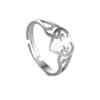 Cazador 2026 Trend Cross Ring Gold Color Open Finger Rings for Women Christian Jesus Stainless Steel Jewelry Friends Gifts New