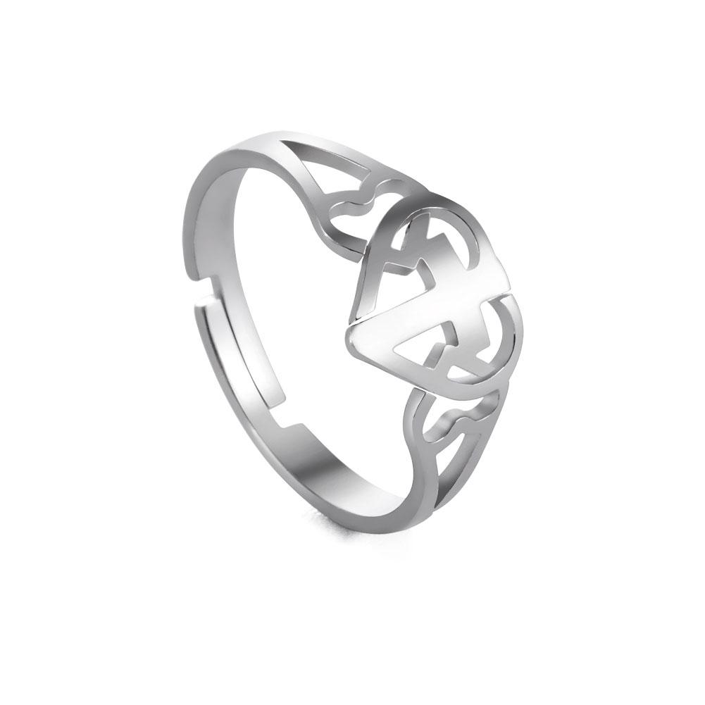Cazador 2026 Trend Cross Ring Gold Color Open Finger Rings for Women Christian Jesus Stainless Steel Jewelry Friends Gifts New