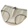 Girls' Korean Style Mid-Waist Ribbed Triangle Panties - Soft & Breathable