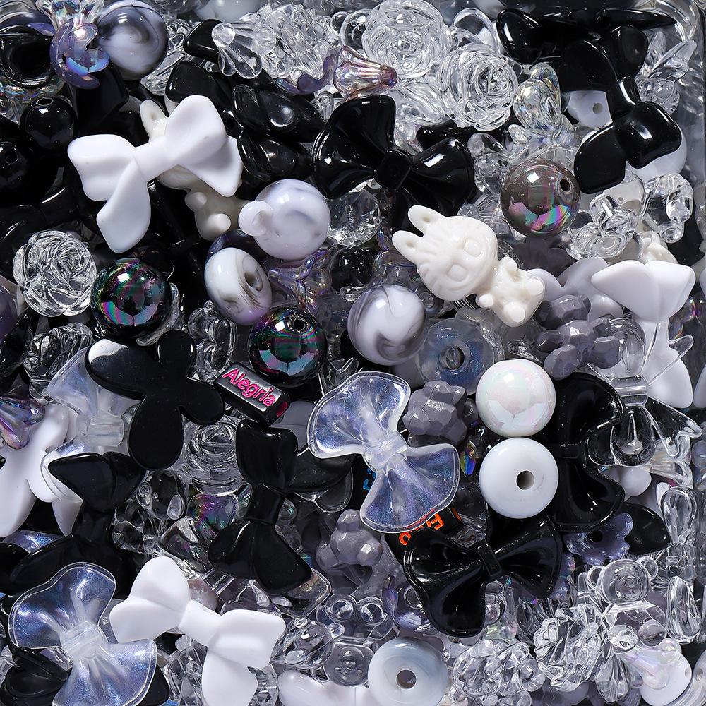 

(20g) Acrylic Cute Cherry Bear Rabbit Square Beaded DIY Mobile Phone Chain Necklace Cartoon Accessories Clothing Animal Accessor