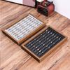 Simple Jewelry Organizer 12/24 Grids Jewelry Display Holder Wooden Jewelry Tray  Jewelry Seller