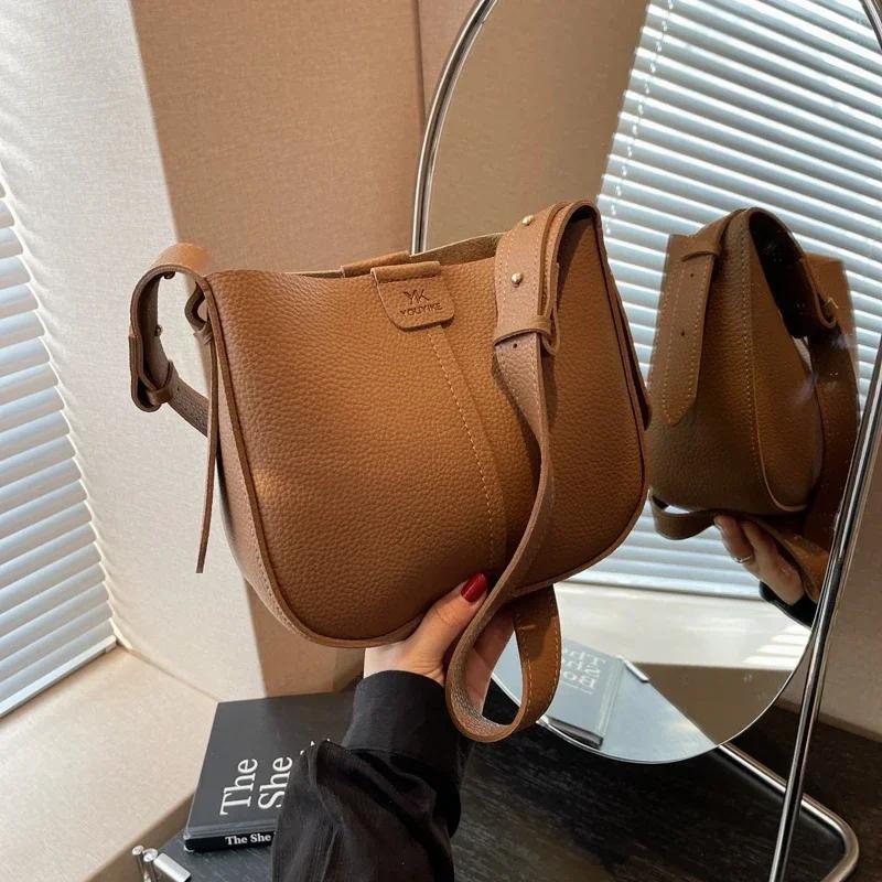 Hot Selling High-Quality Pu Women'S Shoulder Bag 2024 New Fashionable Crossbody Bag Large Capacity Composite Bag