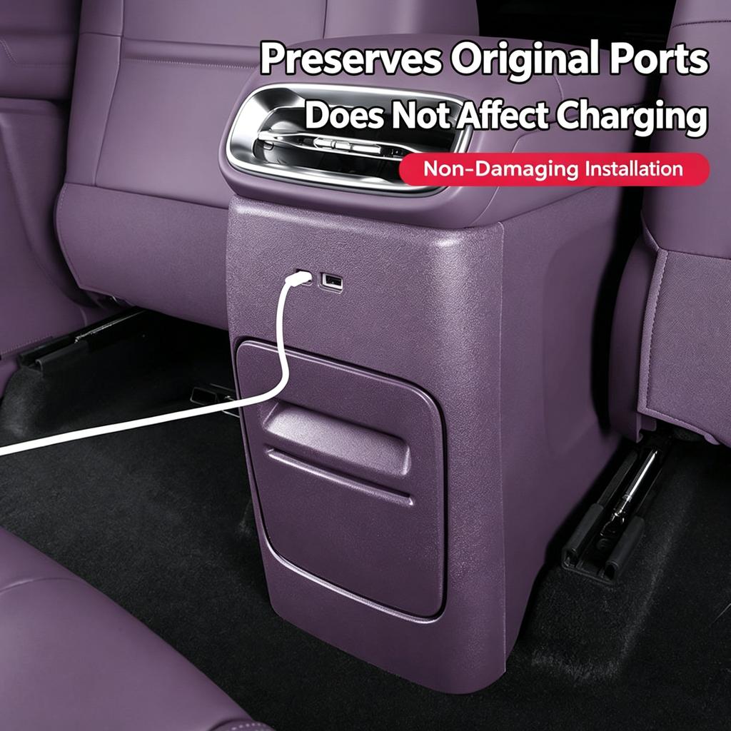 For Leapmotor B10 B01 Lafa5 B05 Car Rear Storage Tissue Box Anti-Kick Pad Interior Modification Protective Cover Accessories