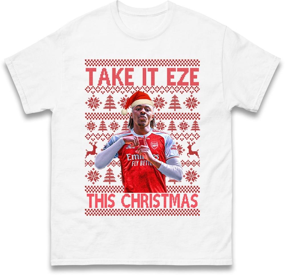 Eberechi Eze Christmas Christmas TShirt Festive Unisex Holiday Tee Top Gift