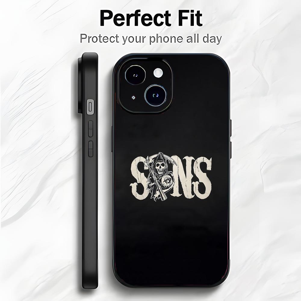 American Show S-Sons of Anarchy Phone Case Phone Case Soft Packaging Lightweight For iPhone17 16 15 14 13ProMax