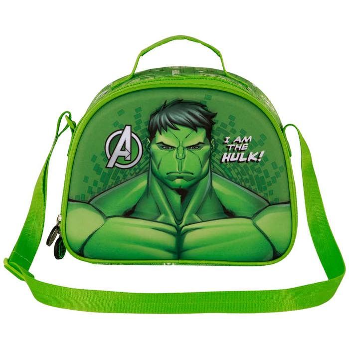 Sac Repas 3D - Hulk Rage - Vert - Taille Unique