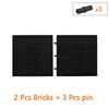 Mattoncini Pezzi Tecnici Foro Braccio Perni Connettori Bracci Sollevamento Mattoncini Compatibili Telaio Base 64179 39794 67491 65803 Mattoncini