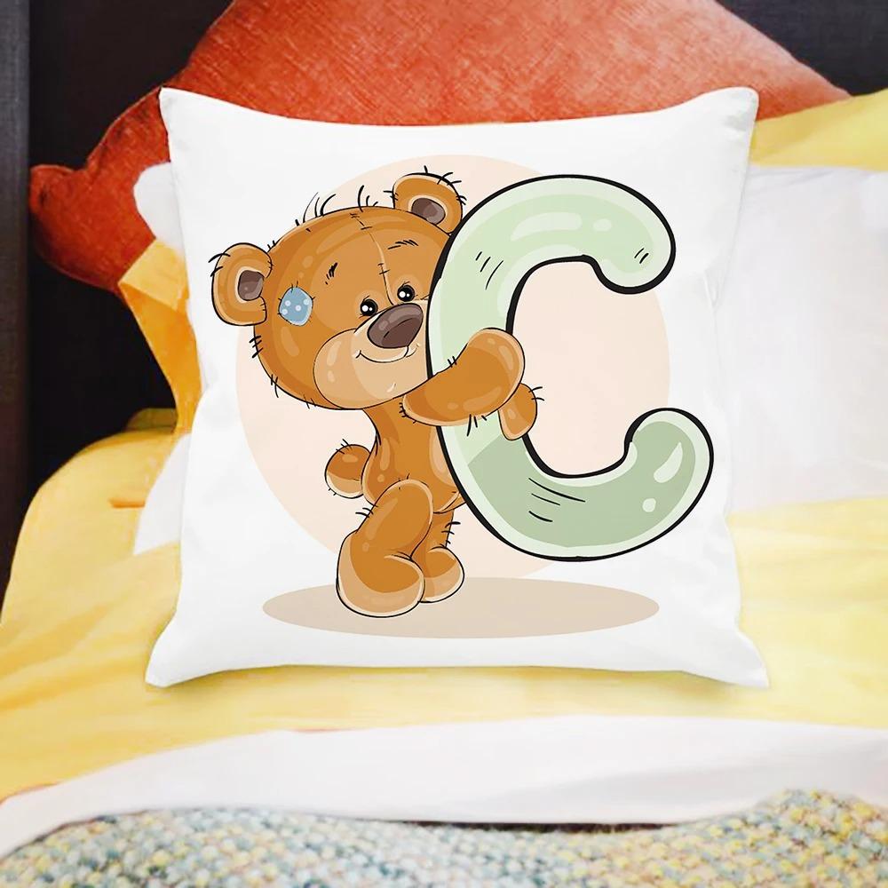 Office Living Room Home Pillowcase English Letter Printed Pillowcase Car Ornaments
