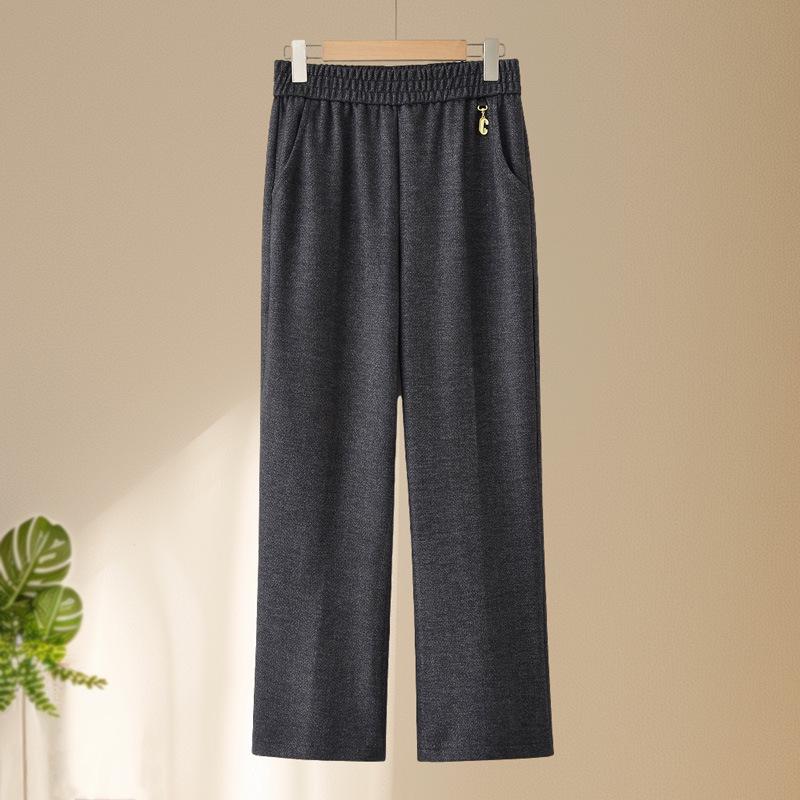 

Mom’s High-Waisted Plaid Casual Pants: Spring & Autumn Style for Middle-Aged and Elderly Women 2XL (Suggested Weight: 90-115 Jin)
