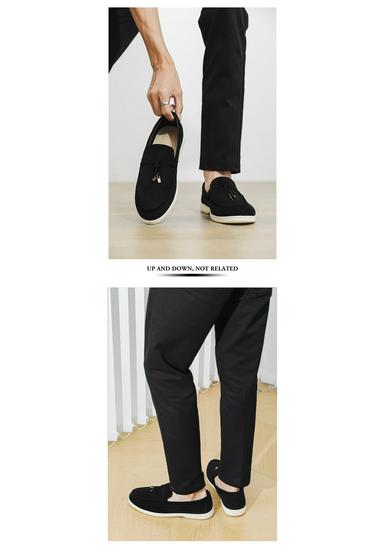Men's 2025 Summer Slip-On Loafers - Large Size, Flat Bottom