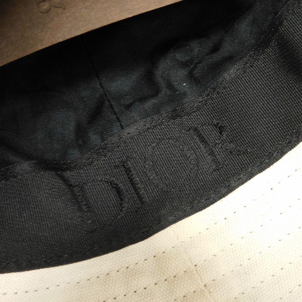 Used Travis Scott Cactus Jack Bob Bucket Hat (10656) 033C906U4511 7919 Medium 23.2" Logo Embroidery Oblique Black Men's