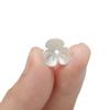 100pcs/lot Spacer Beads Pearl White Imitation Pearl Flower End Bead Caps For  DIY Jewelry Making Findings Accessories