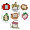 Colorful Fruit Shape Refrigerator Magnets Frame Holds Photos Card Note Memos With Reliable Magnetic Adhesion Holder