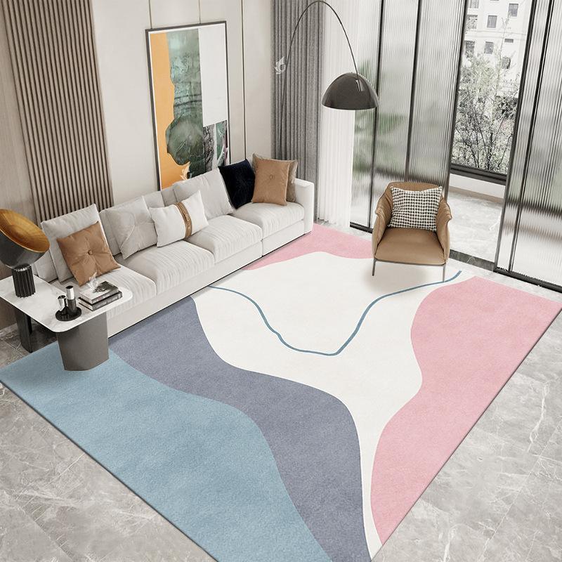 Modern Abstraction Living Room Decoration Carpet Nordic Style Rugs for Bedroom Non-slip Large Area Mat Home Washable Lounge Rug