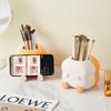 Toast Pen Holder Creative Office Stationery Holder Cartoon Pen Holder Elegant Multi-Function Organizer For Bathroom Vanity Desk