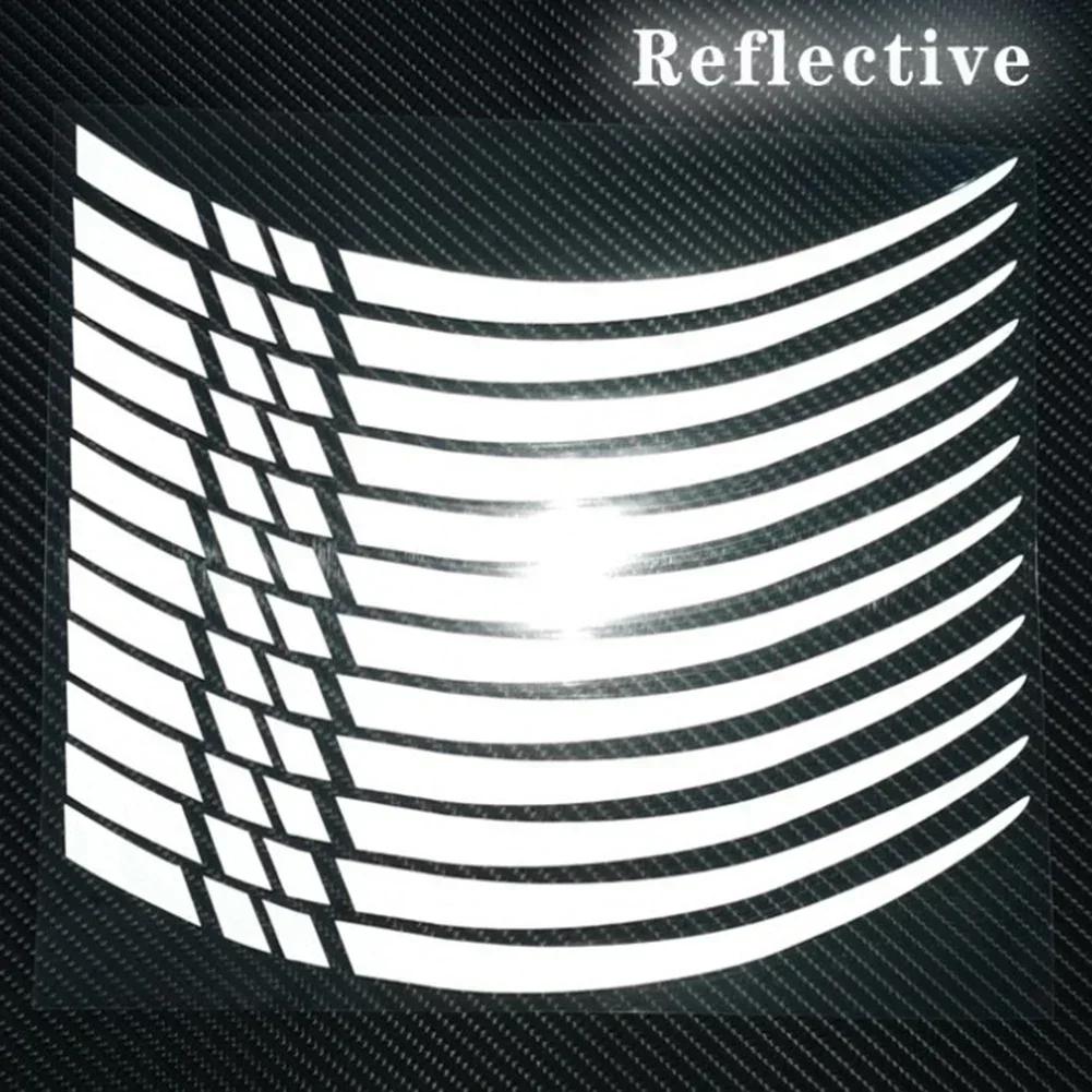 12 stücke/set Motorrad Fahrrad Felgenstreifen Rad Aufkleber Band Aufkleber 18-21 Zoll Sport Felgen Streifen Rad Decals band Aufkleber