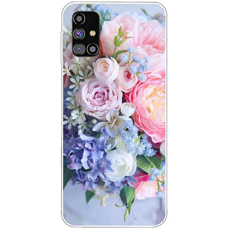 Do Samsung Galaxy A31 A51 A71 Etui Silikonowe Tylne Etui Telefoniczne Do Samsung A315 A515 A715 Miękkie Etui Zderzak Coque z Kreskówką