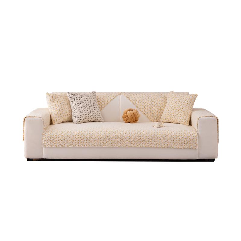 New Plush Sofa Cushion Light Luxury and High-end Feel Thickened Anti Cat Scratch Seat Mat In Autumn  Winter Sofa Cover Living Room Decoration