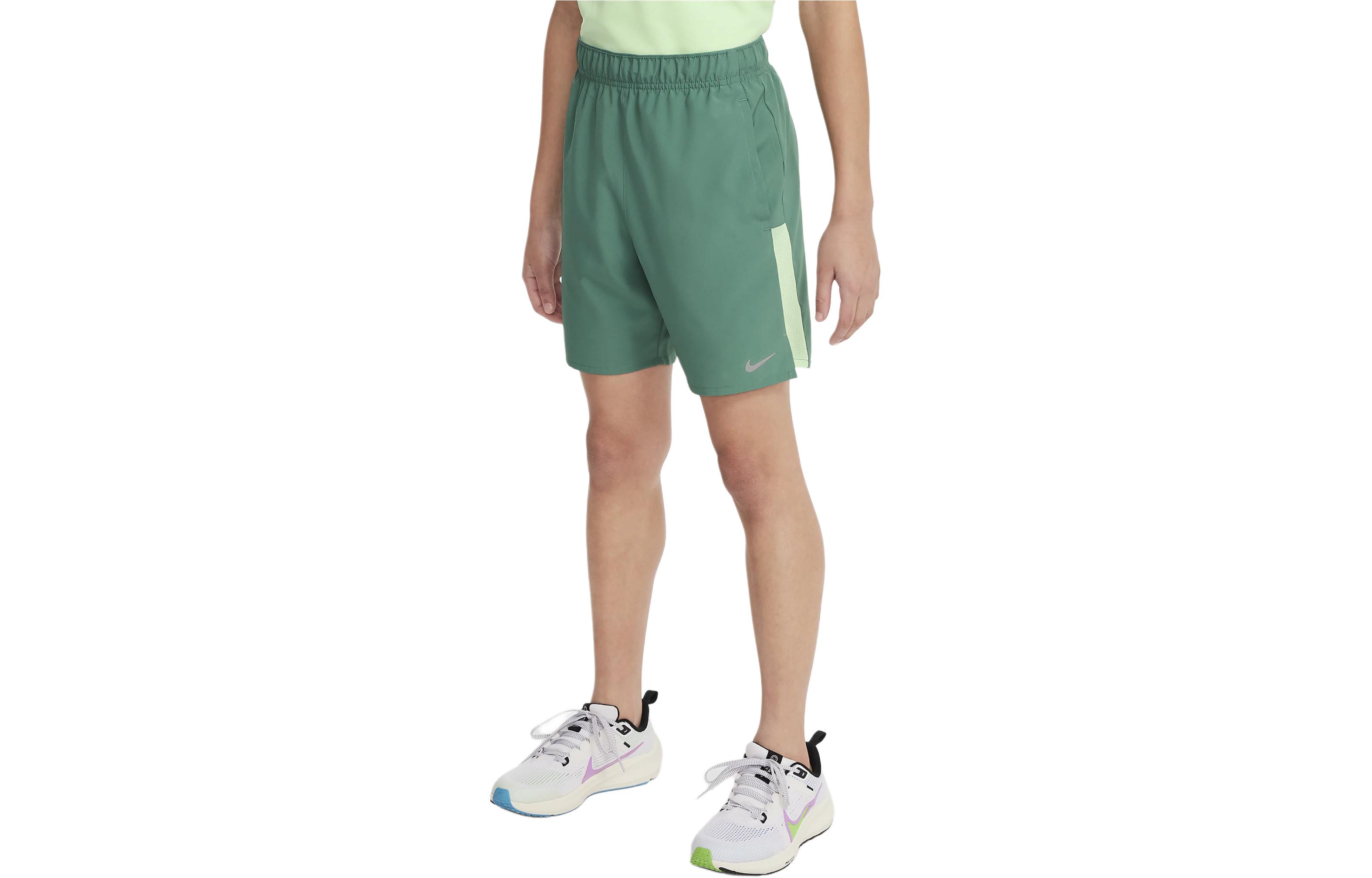 Nike Dri FIT Challenger Kids Shorts Kids Green FD0238-361 M