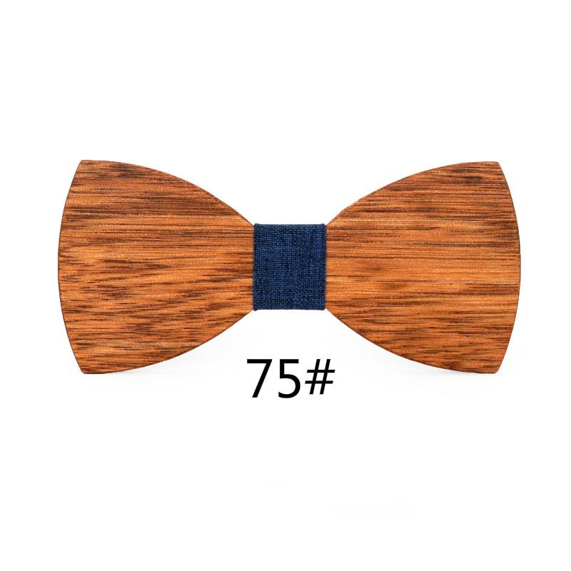 Wood Bow Tie Mens Wooden Bow Ties Party Business Butterfly Cravat Party Ties For Men Wood Ties
