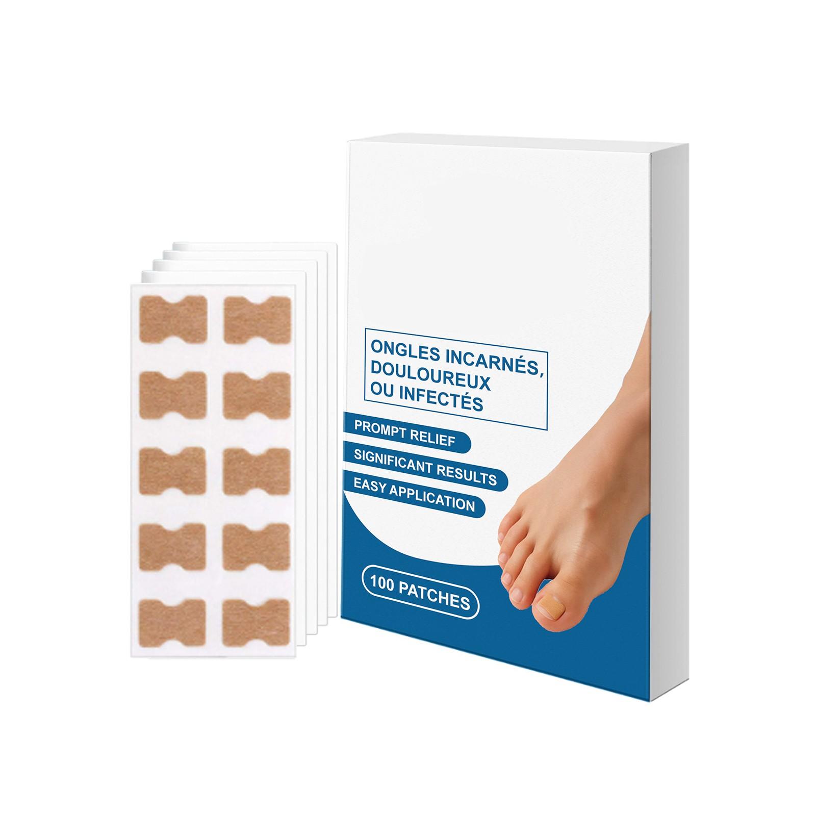 

Foot Nail Correction Patch Improves Nail Condition, Assists In And Caring For Nail Patches One Size белый