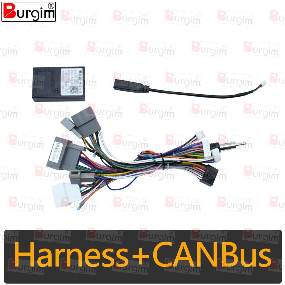 Car Radio Fascias Frame For Honda Civic 9 FK 2011-2017 an 9 Inch Stereo Panel Harness Power Cable Adapter Canbus Decoder