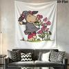 Jolly Logan Wall Tapestry Aesthetic Wall Hanging Printed Fabric Blanket Decorative Tapestries for Bedroom Living Room Home Decor