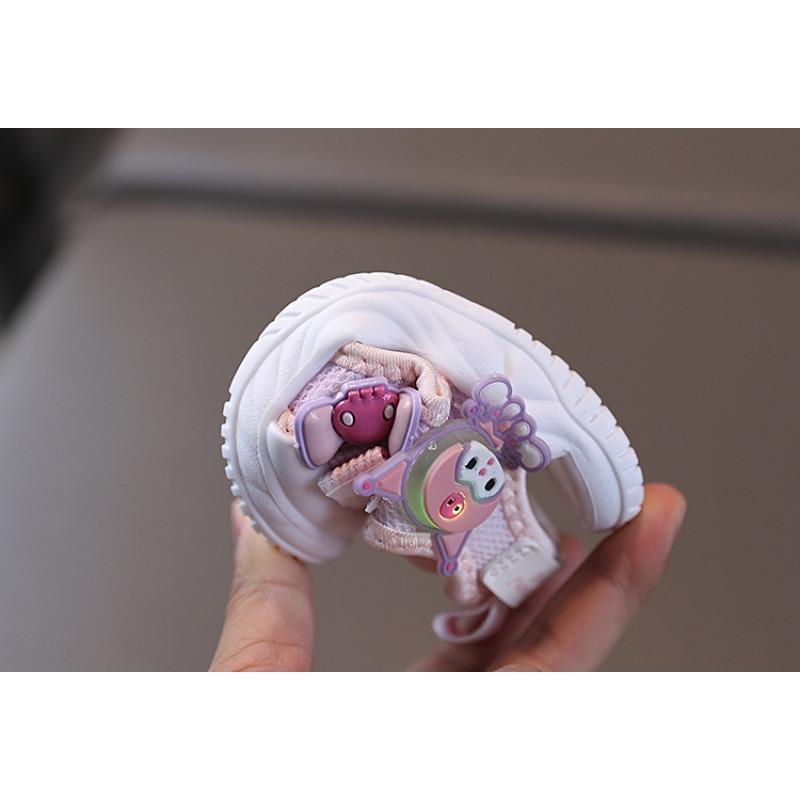 Girls' Sandals Summer New Girls' Baby Shoes Princess Sandals Cartoon Light-up Soft Sole Walking Beach Shoes