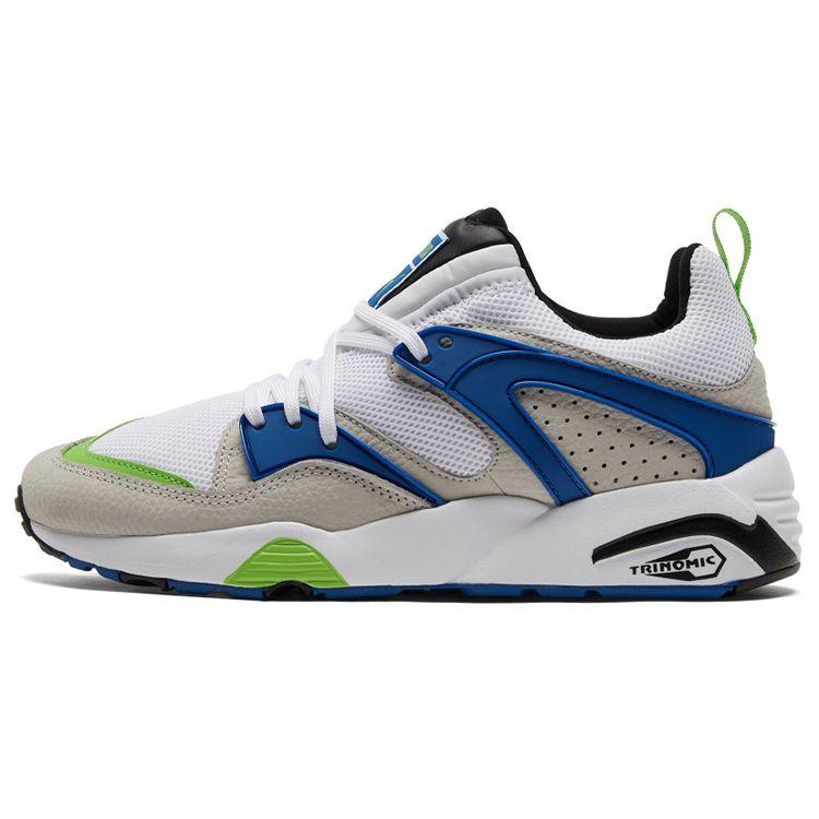Puma Blaze Of Glory Reverse Classics Puma White Puma Black Snorkel Blue Unisex 383532-02 EU 44
