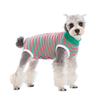 Dog Clothes, Thin Belly Protection Vest, Belly Anti-cool Free Striped Shirt, Back Buttons, Female Dog Sterilization and Weaning