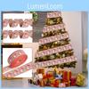Charming Holiday Season Ribbon With Santa Faces Ideal For Christmas Present Decoration