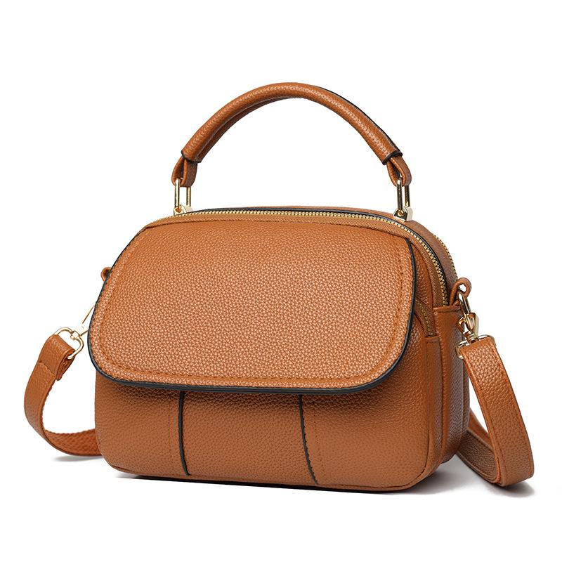 

Новая женская сумка модная универсальная сумка-тоут на плечо, сумка-мессенджер, высококлассная сумка для мамы, мини-сумка из мягкой кожи жёлтый