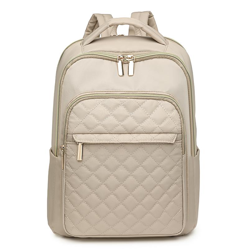 

Женский нейлоновый рюкзак дорожная сумка школьный рюкзак для школьников бежевый